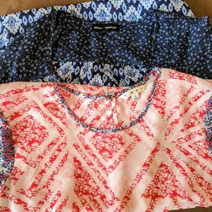 CAbi / Mason + Mackenzie Sheer flowy shirts